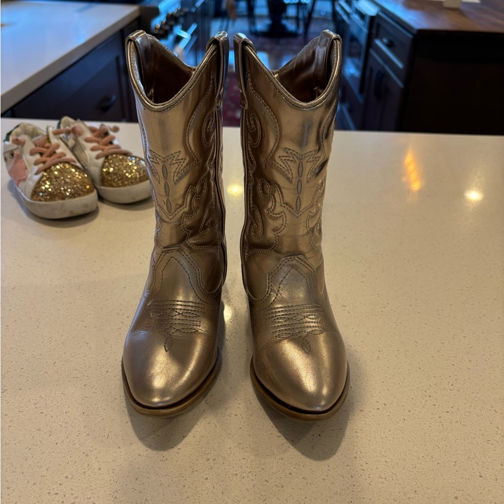 Tucker + Tate Metallic Cowboy Boots